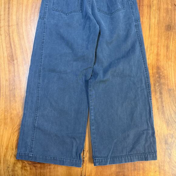 First Rite Cotton Cargo Trouser Pants Small 100% cotton Wide leg High Rise X3-26 - Picture 7 of 8